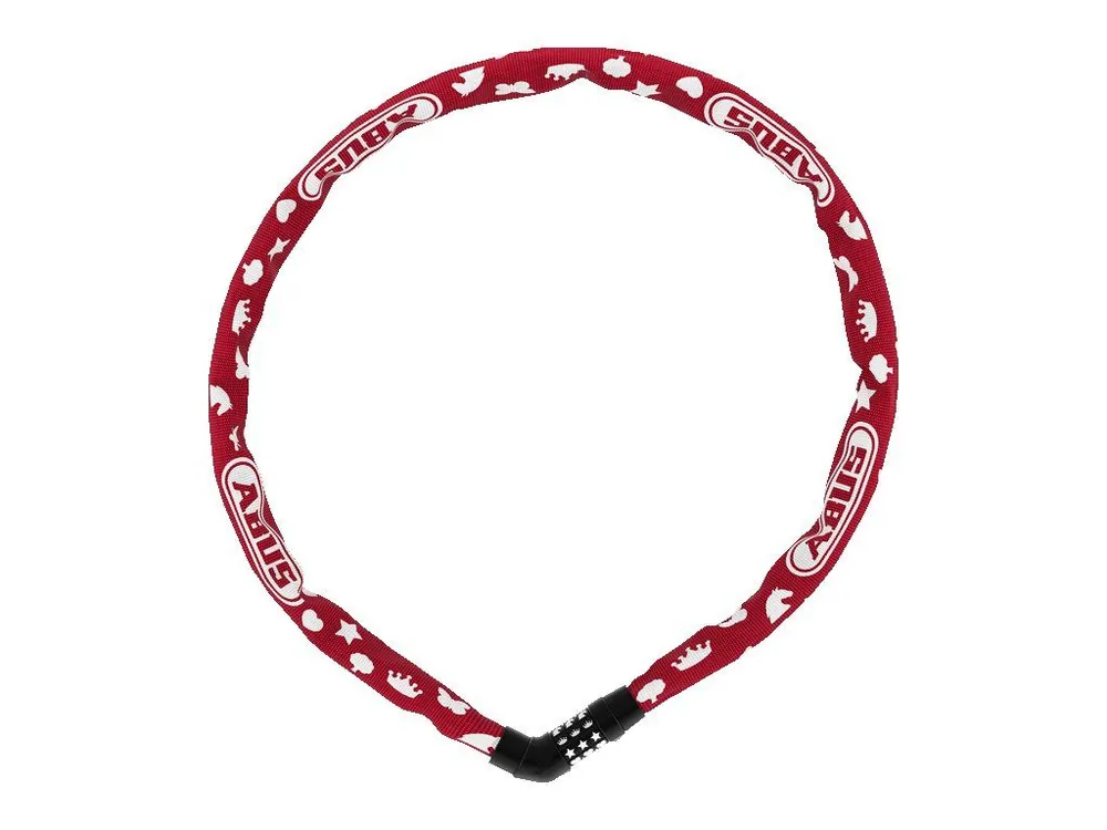 kódový zámek Abus 4804C\\/75 red SYMBOLS Steel-O-Chain Sezónní Sleva