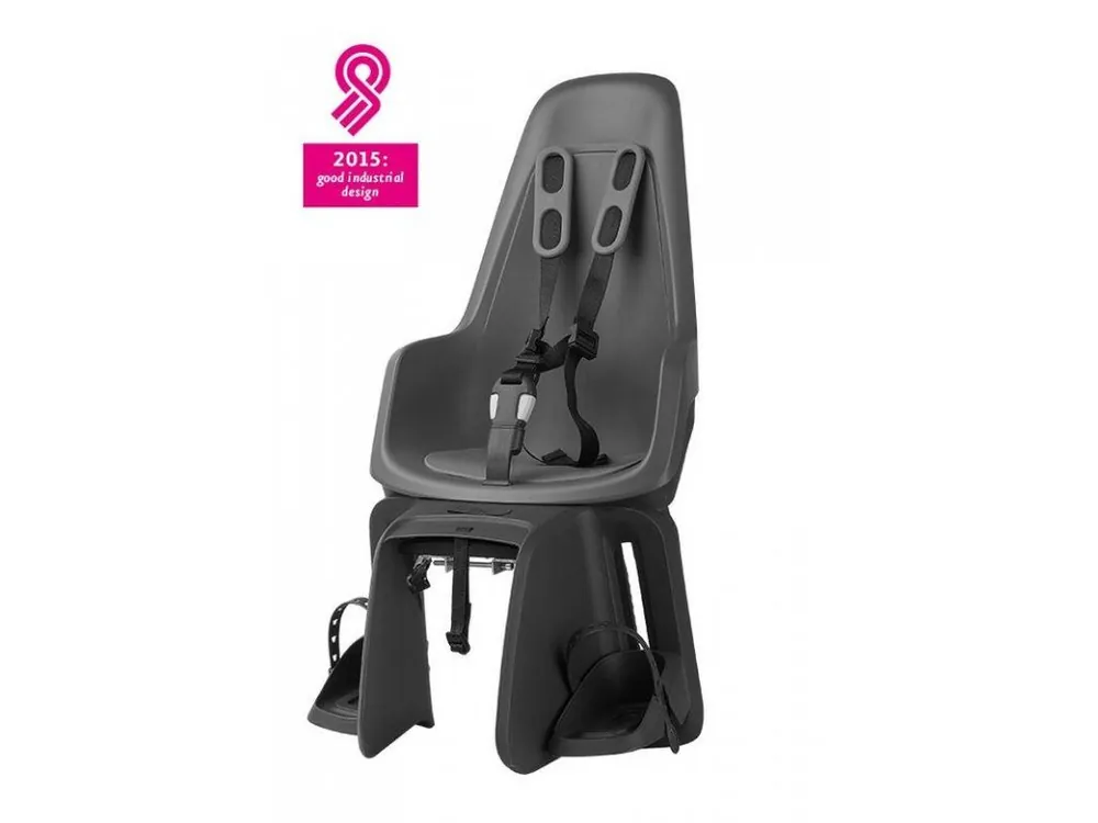Dětská cyklosedačka Bobike One Maxi Urban Grey Pro zadní nosič Cenový Hit