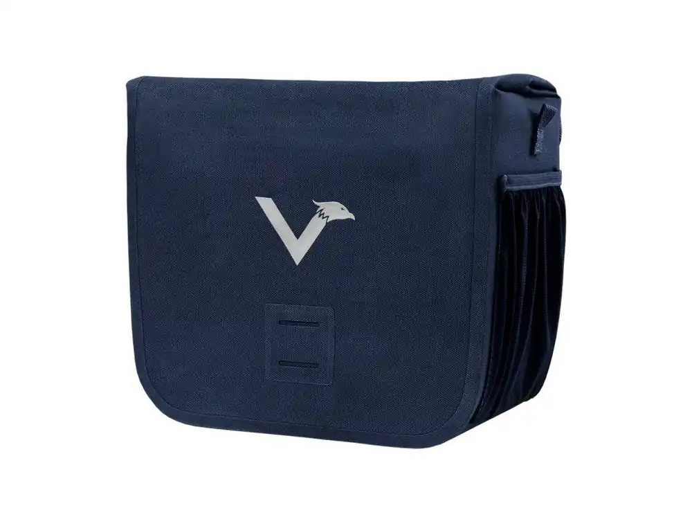 Originální Robustní řídítková brašna Valkental Front Pack modrá 7l