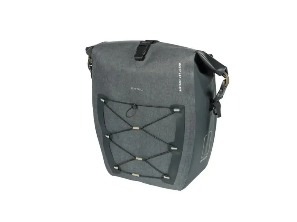 Nejlepší Cena Basil Navigator Storm M šedá voděodolná taška 12-15l Hook-On