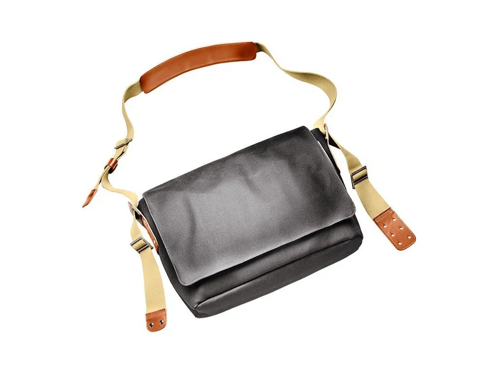 Aktuální BROOKS BARBICAN Cotton Canvas - šedá messenger brašna na kolo