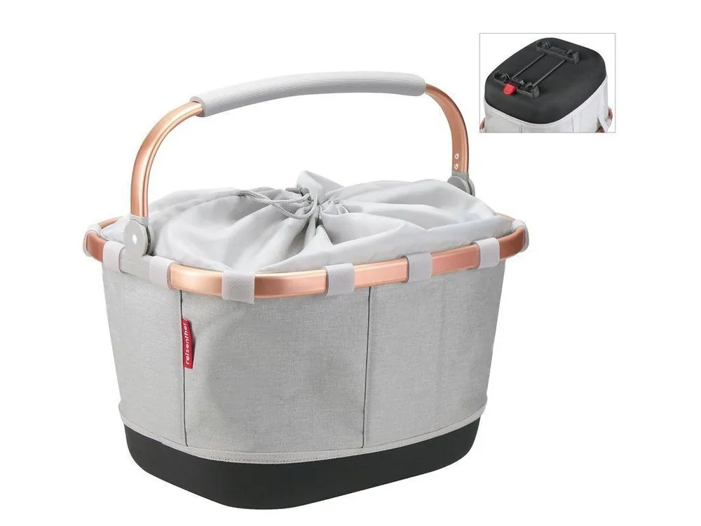 Akční Cena City-taška KLICKfix Carrybag GT twist sky růžová pro Racktime
