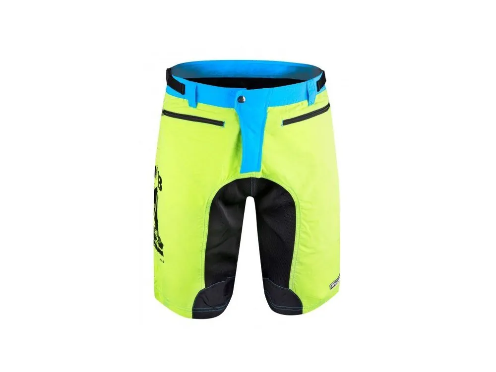 Kraťasy Force F MTB-11 s odnímatelnou vložkou fluo 4XL Ihned K Objednání