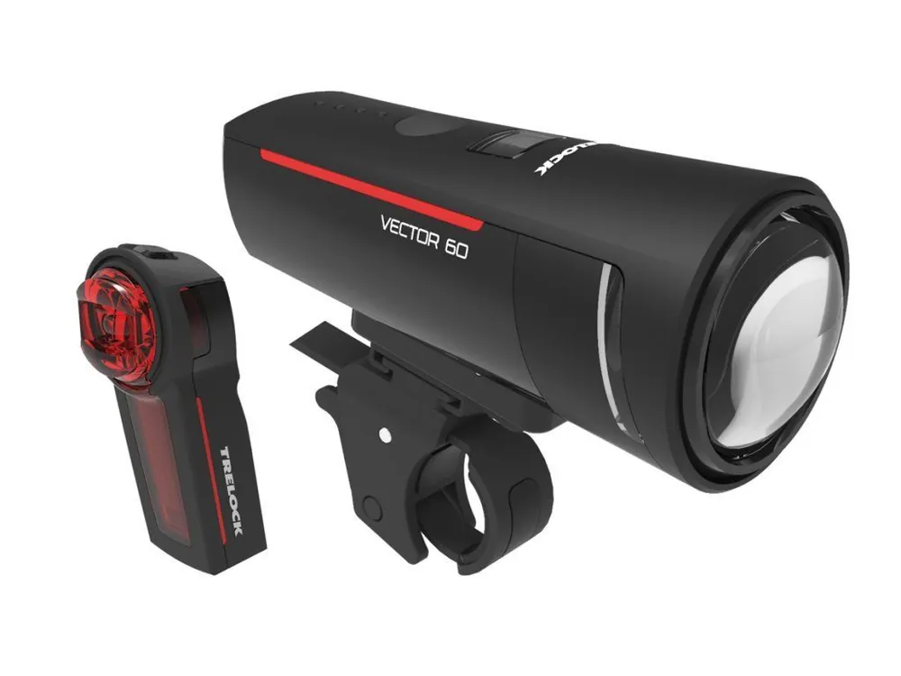 Vrácení Zdarma Sada LED světel Trelock I-Go Vector LS 600 a LS 740