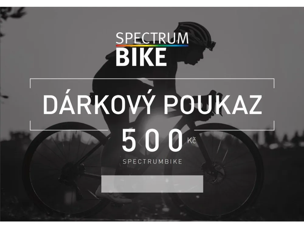 Dárkový poukaz 500,- Kč. - Spectrumbike Odeslání Ihned