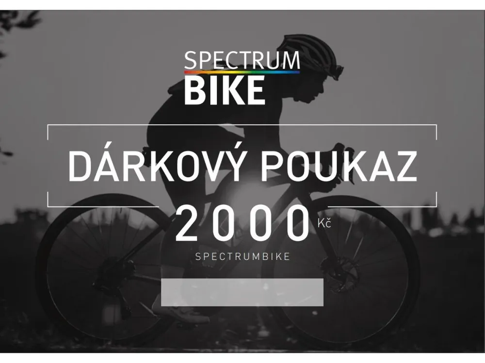 Dárkový poukaz 2000,-Kč - Spectrumbike Omezená Nabídka