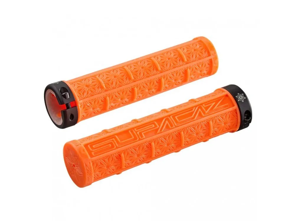 Vysoce Kvalitní Gripy na kolo Supacaz Grizips oranžové - Spectrumbike