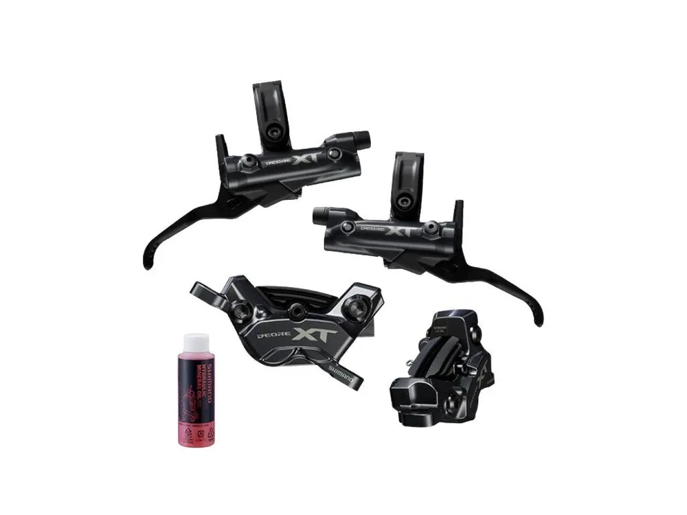 Cenový Hit Kotoučová brzda přední + zadní Shimano XT BR-M8220/BL-M8200