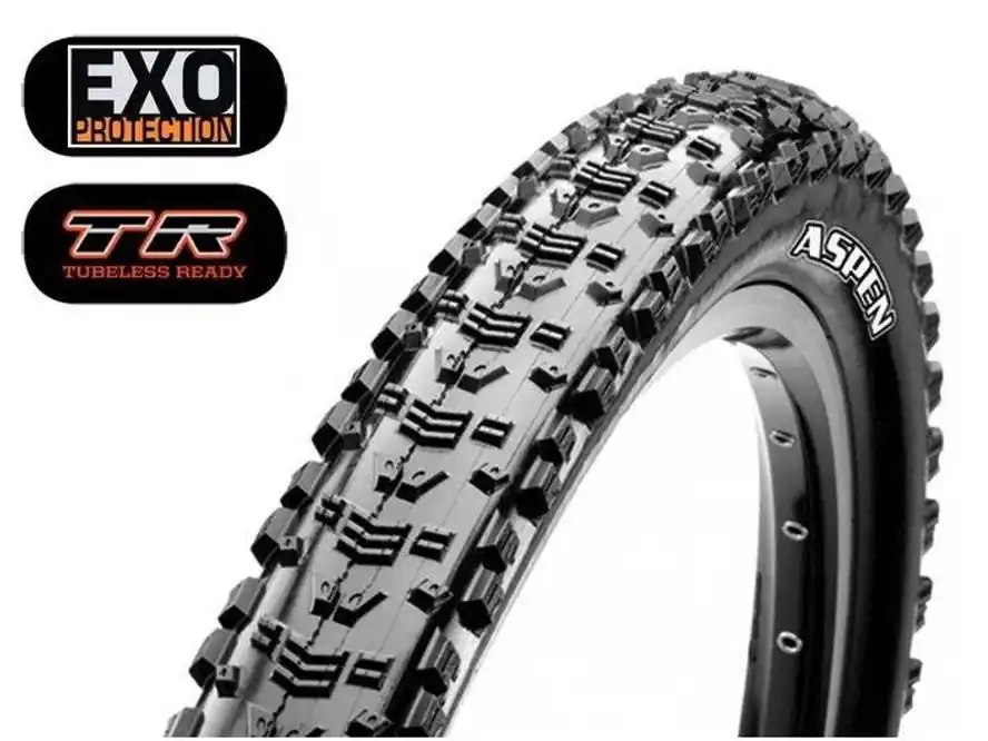 Plášť 29" x 2.40 WT Maxxis Aspen EXO TR kevlar 120 TPI Výprodej