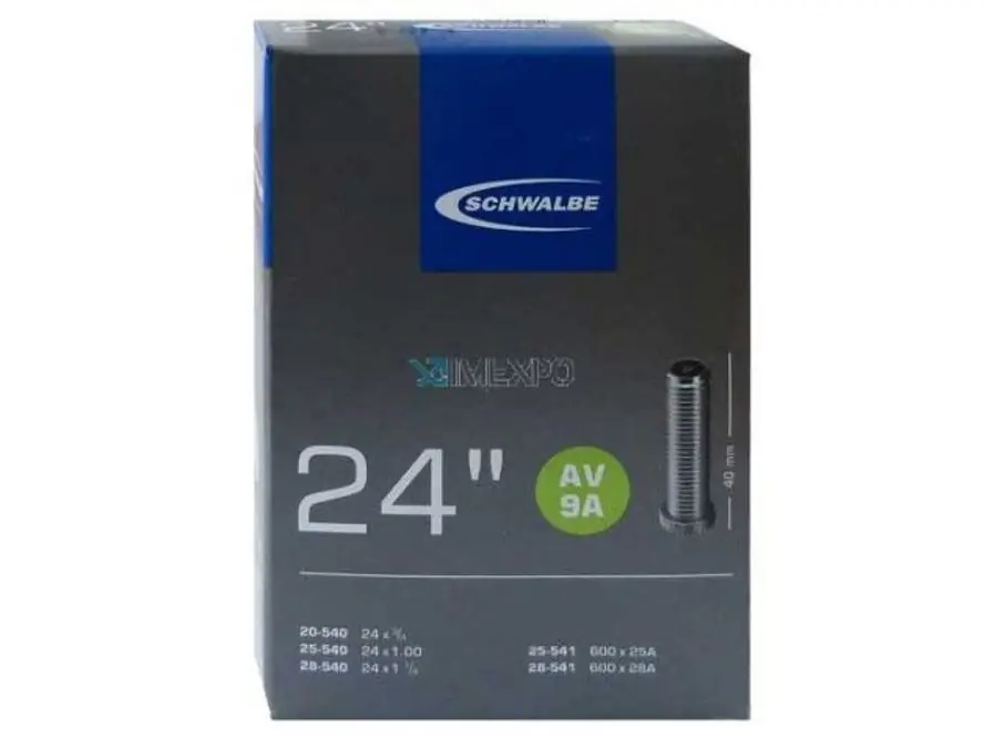Duše 24" Schwalbe 24x1" AV9A invalidní vozík Cenově Výhodný