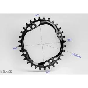 Převodník Absolut black Oval 104 & 64 Shimano 32z Akční Nabídka