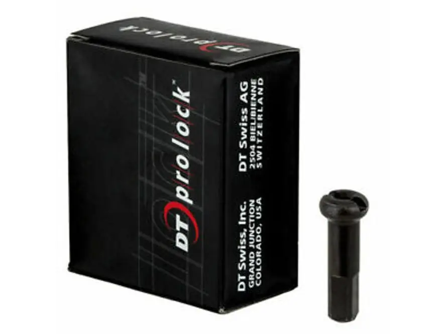 Nipl DT Swiss Pro lock 16mm mosaz (černá) Akce