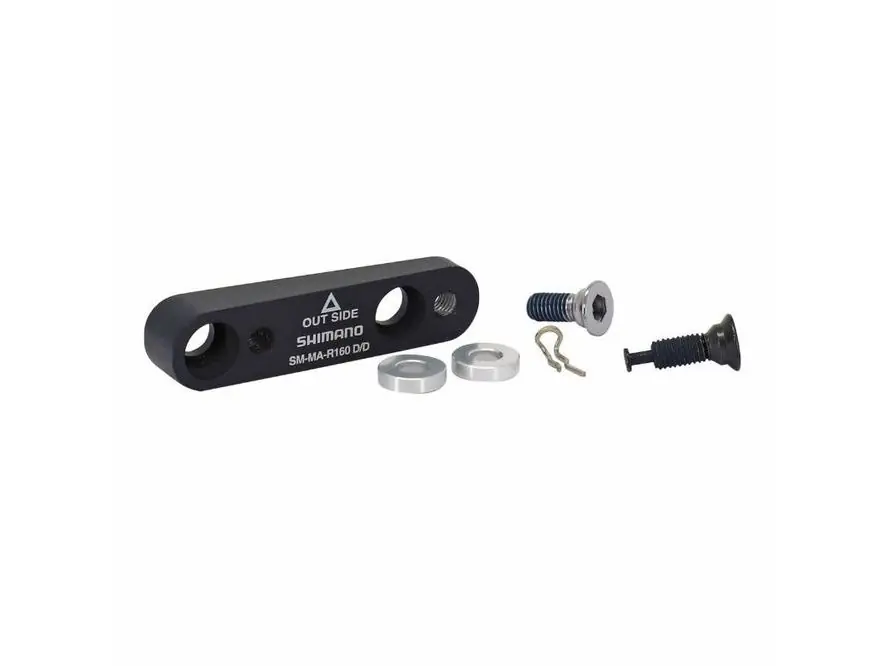 Brzdový adaptér kotoučové brzdy Shimano SM-MA-R160D/D, 160mm, Flat Mount, zadní Jen Po Omezenou Doba