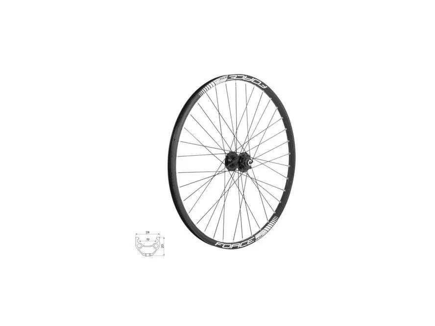 Omezená Nabídka Zapletené kolo 26" MTB kotoučové brzdy přední