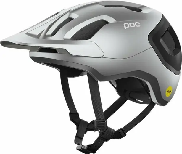 POC přilba AXION Race MIPS Uranium Black/Argentite Silver Matt LRG Jen Po Omezenou Doba