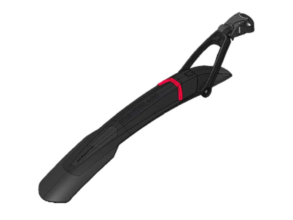 Must-Have SKS blatník zadní NIGHTBLADE s integrovaným světlem 26\\"-27,5\\"
