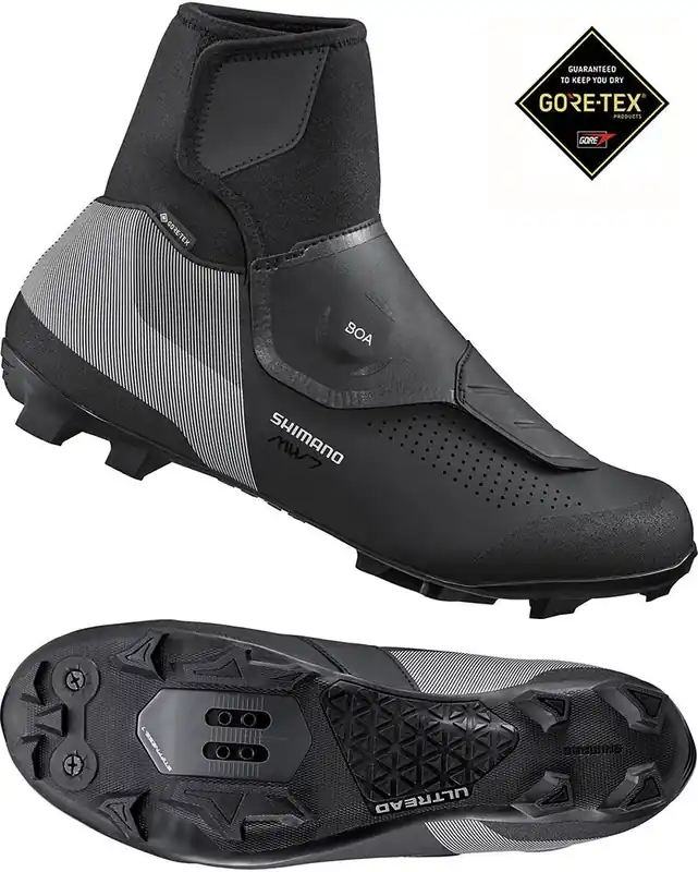 Expresní Doručení SHIMANO tretry MTB zimní obuv SH-MW702 černá