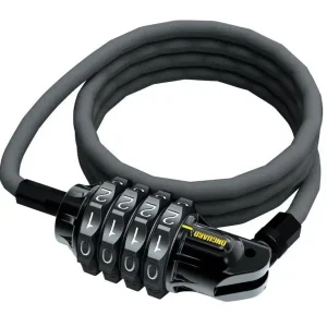 ONQUARD kabelový zámek s čísly Terrie 8062 210cm R6mm černá Vysoce Kvalitní