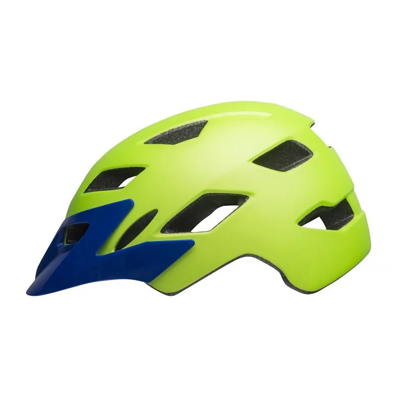 Dětská helma BELL Sidetrack Child Mat Bright Green/Blue Finální Výprodej