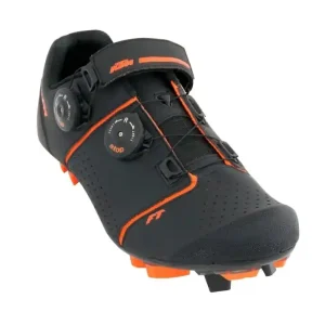 Omezená Nabídka KTM tretry MTB FACTORY Team Carbon 3D černá/oranžová