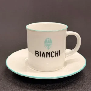 Must-Have Bianchi espresso hrnek s podšálkem bílý s orlicí