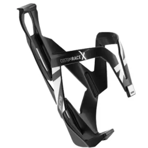 Cenově Výhodný ELITE košík na láhev CUSTOM RACE X lesk černá/bílá
