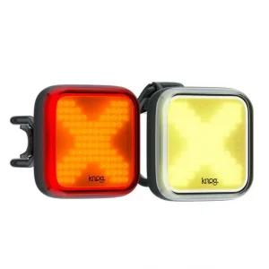 Autentický KNOG sada světel Blinder Black Twinpack