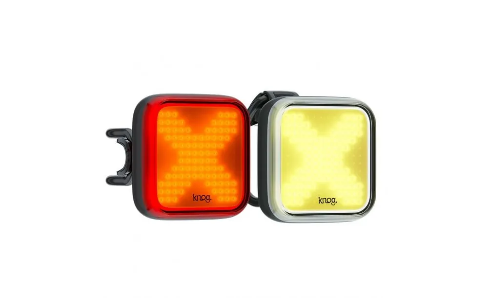 Autentický KNOG sada světel Blinder Black Twinpack