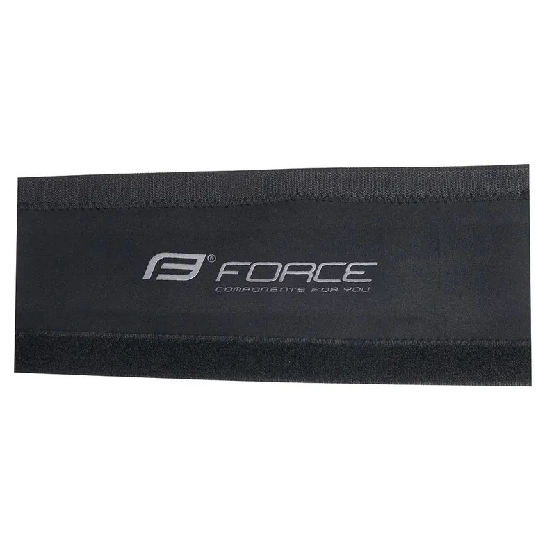 Značkový Kryt pod řetěz FORCE BIG neoprén 11,5cm, černý