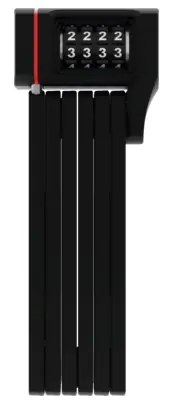 ABUS skládací zámek 5700/80 black uGrip Bordo Combo SH Bezpečná Platba