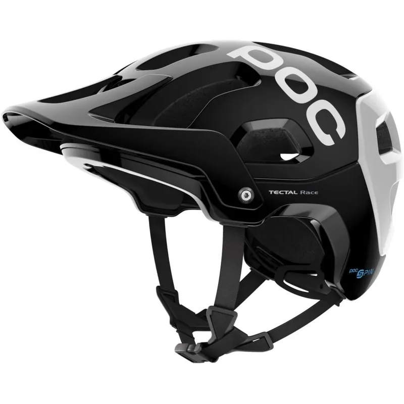 Aktuální Cyklistická helma POC Tectal Race SPIN - Uranium Black
