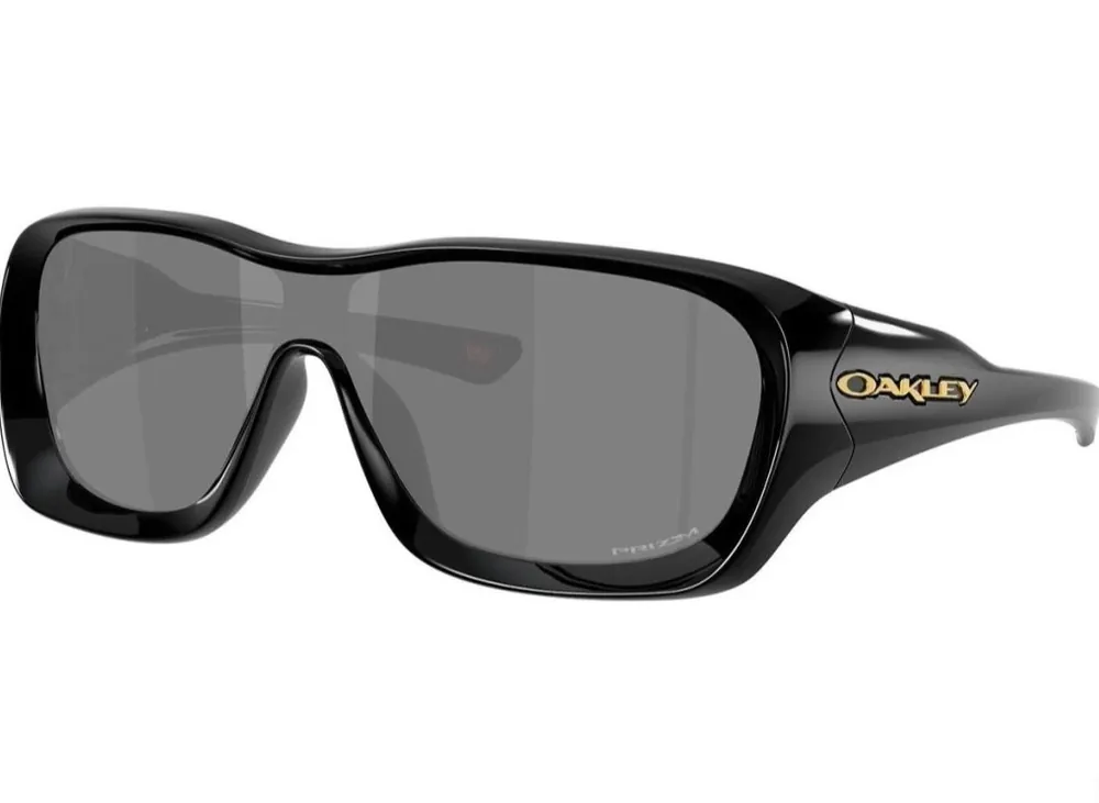 OAKLEY vstříkované sluneční brýle Unisex De La Salle Polished Black Omezená Nabídka