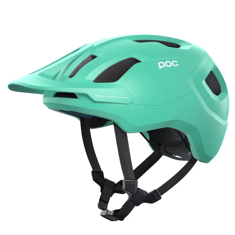 Cyklistická helma POC Axion SPINFluorite Green Matt Výprodej