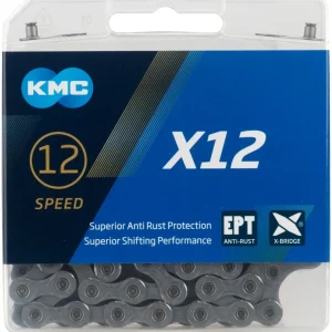 KMC řetěz X12 EPT nerez stříbrný box Levný