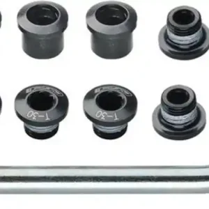 Nová Kolekce FSA šroubky do převodníků Chainring Bolt Kit, Black, (12ks) MTB 3x10