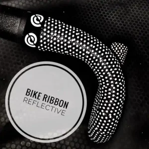 Super Cena Omotávka BIKERIBBON Reflective - černá/šedá