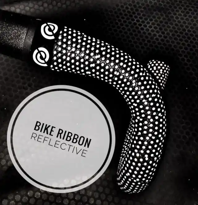 Super Cena Omotávka BIKERIBBON Reflective - černá/šedá
