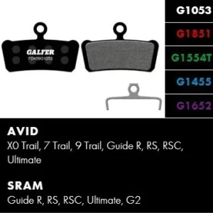 Akce GALFER brzdové destičky SRAM GUIDE - FD459