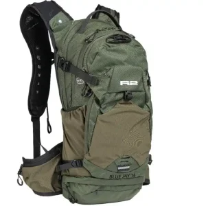 Cenová Bomba Batoh na kolo R2 Blue Jay 14l khaki zelená