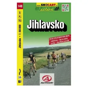 Mapa SHOCART č. 140 Jihlavsko - cyklo 1 : 60 000 Zlevněný