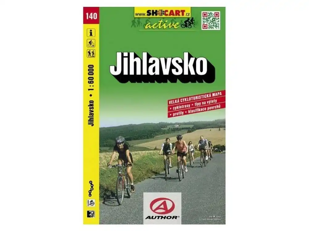 Mapa SHOCART č. 140 Jihlavsko - cyklo 1 : 60 000 Zlevněný