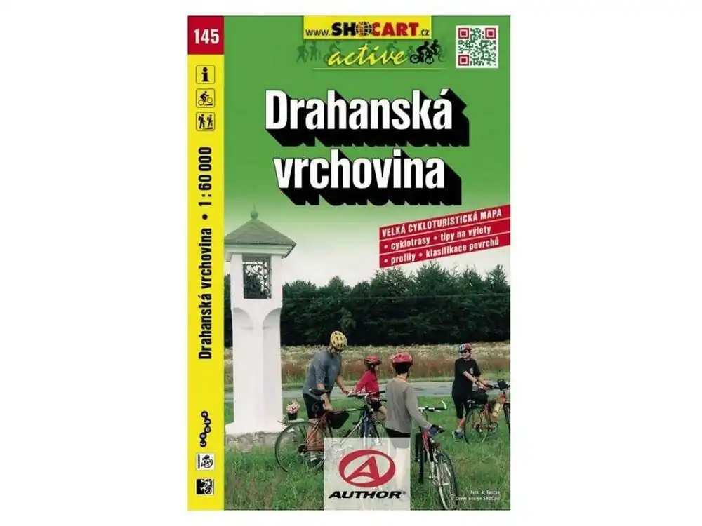 Mapa SHOCART č. 145 Drahanská vrchovina - cyklo 1 : 60 000 Ověřený