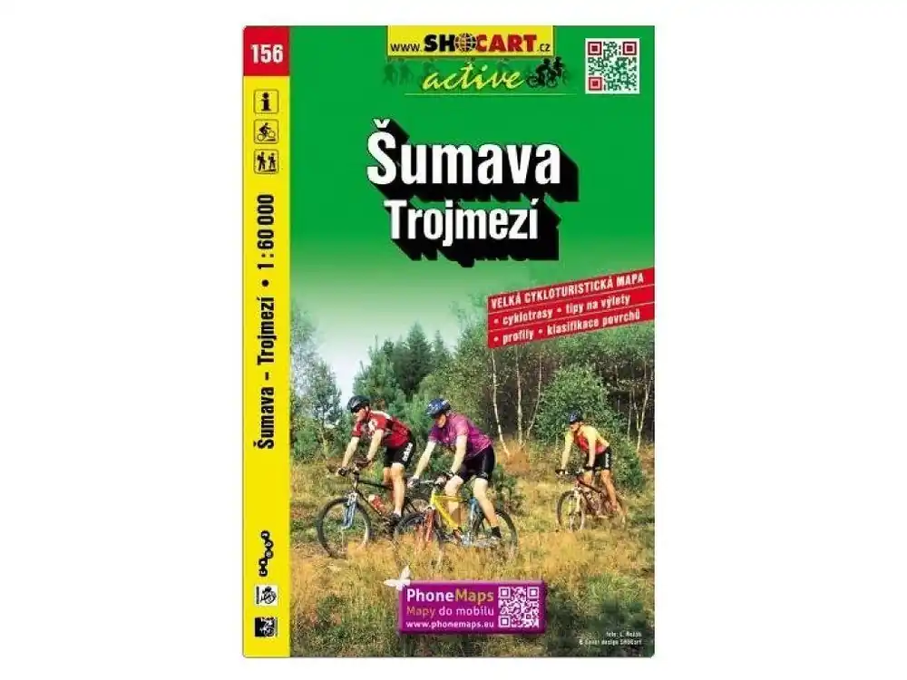 Kup Teď Mapa SHOCART č. 156 Šumava Trojmezí - cyklo 1 : 60 000