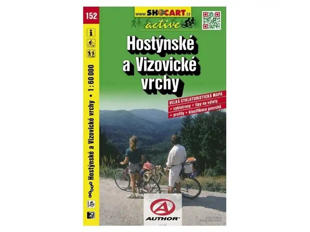 Mapa SHOCART č. 152 Hostýnské a Vizovické vrchy - cyklo 1 : 60 000 Nejlepší Cena