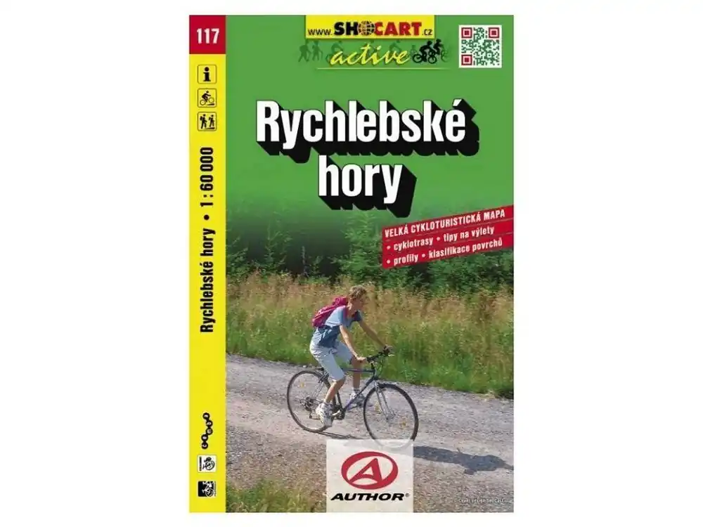 Nízká Cena Mapa SHOCART č. 117 Rychlebské hory - cyklo 1 : 60 000