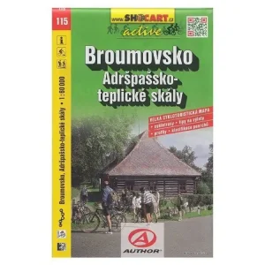 Mapa SHOCART č. 115 Broumovsko - cyklo 1 : 60 000 Nejlepší Volba
