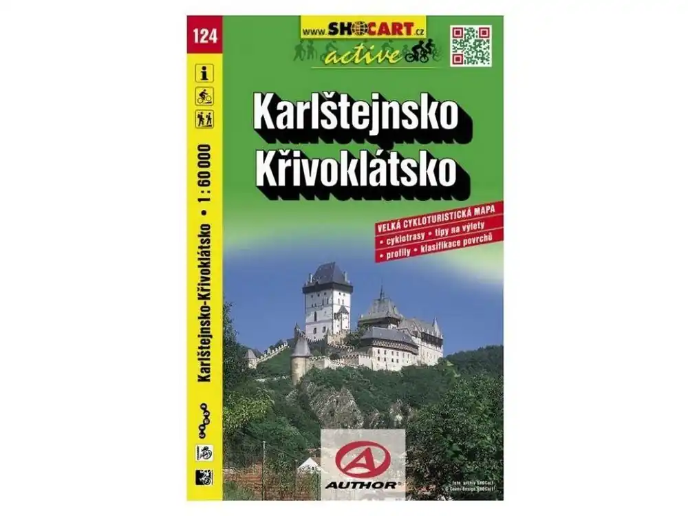 Mapa SHOCART č. 124 Karlštejnsko-Křivoklátsko - cyklo 1 : 60 000 Vrácení Zdarma