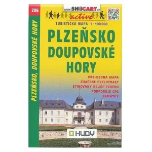 Zlevněný Mapa SHOCART č. 206 Plzeňsko - Doupovské hory - turistická 1 : 100 000