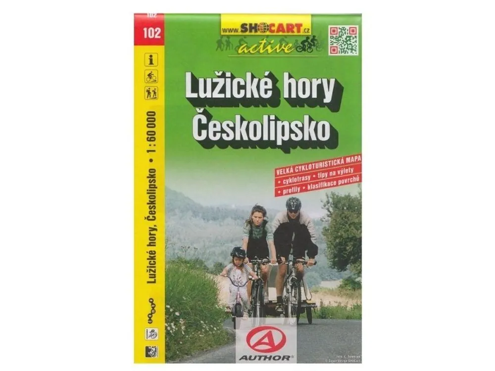 Horká Nabídka Mapa SHOCART č. 102 Lužické hory - cyklo 1 : 60 000