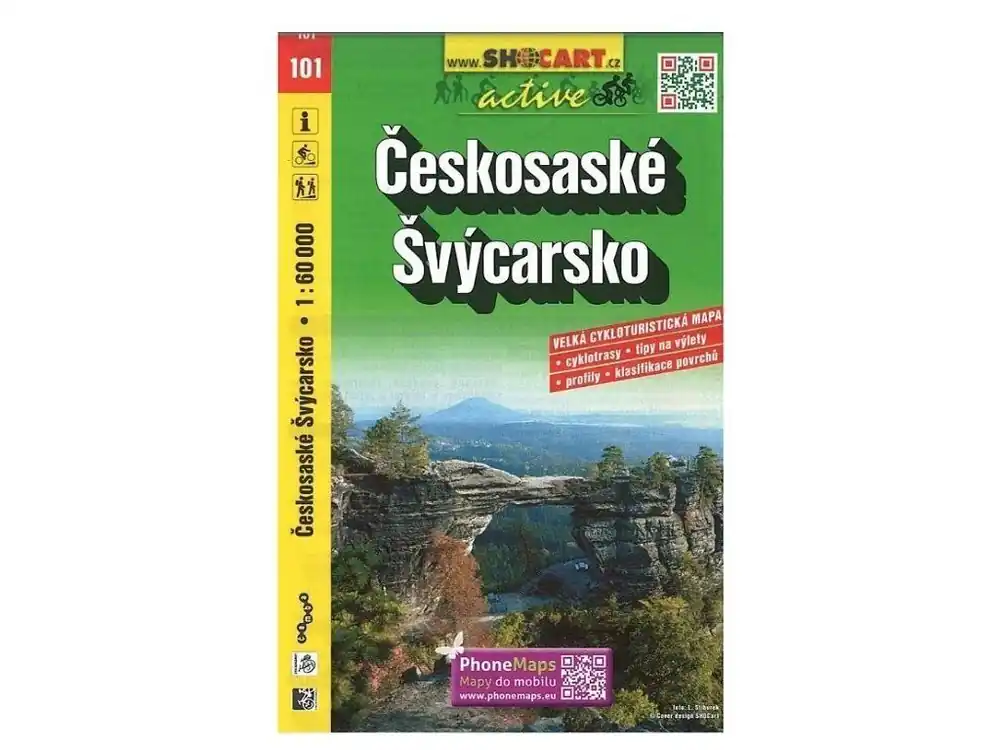 Mapa SHOCART č. 101 Českosaské Švýcarsko - cyklo 1 : 60 000 Koupit Online